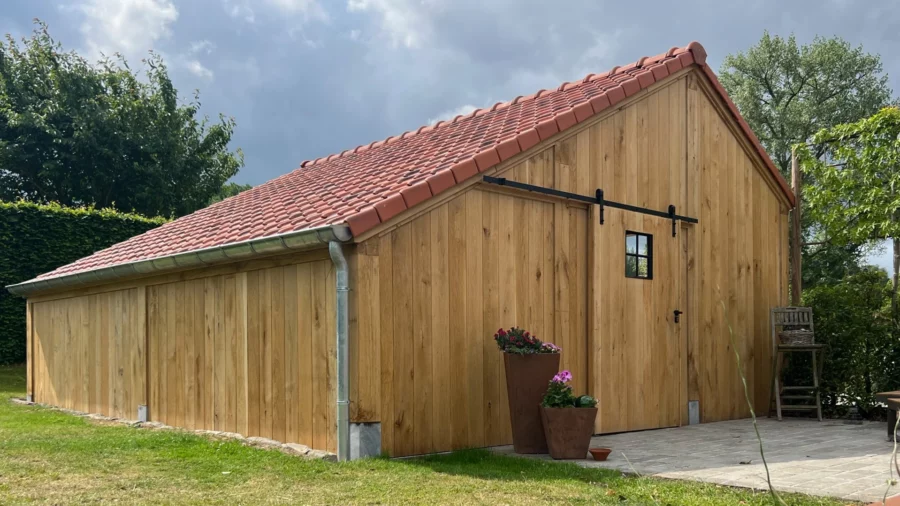Carport en chêne